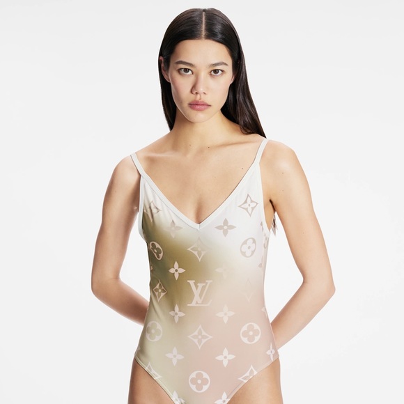 Monogram Gradient Cut-Out One-Piece Swimsuit XL & 3XL Available - Picture 10 of 11